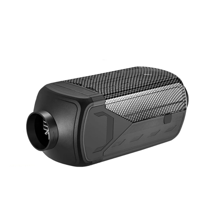 Hordozható dízel légfűtő, 12V 24V, 8KW, kompakt kialakítás, Bluetooth vezérlés, 38x14x7cm