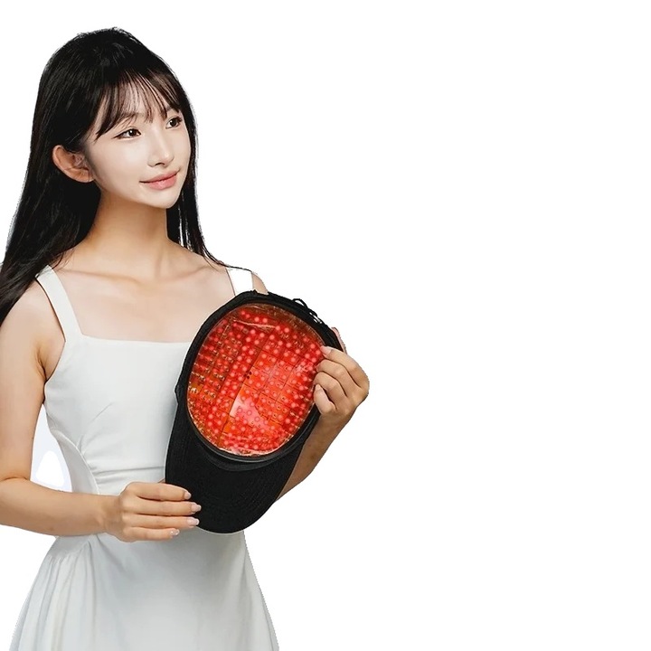 Lézeres sisak, alacsony szintű lézerterápia, egy méretben, polikarbonát anyag, egyszerű használat