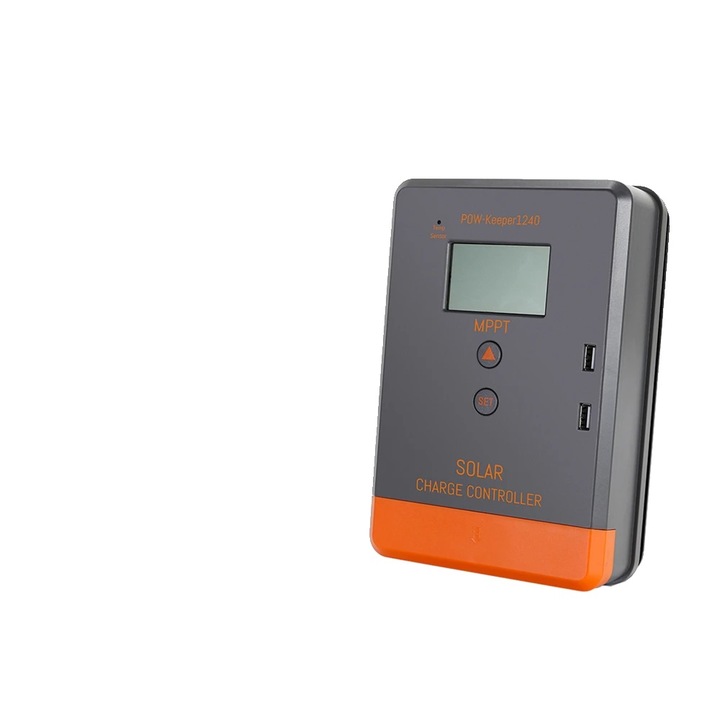 Controler de incarcare solara, 40A, display LCD, compatibil cu baterii AGM si Lithium