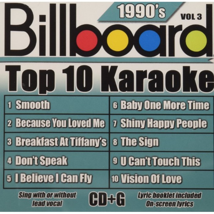 Billboard Top 10 Karaoke: 90's [CD]