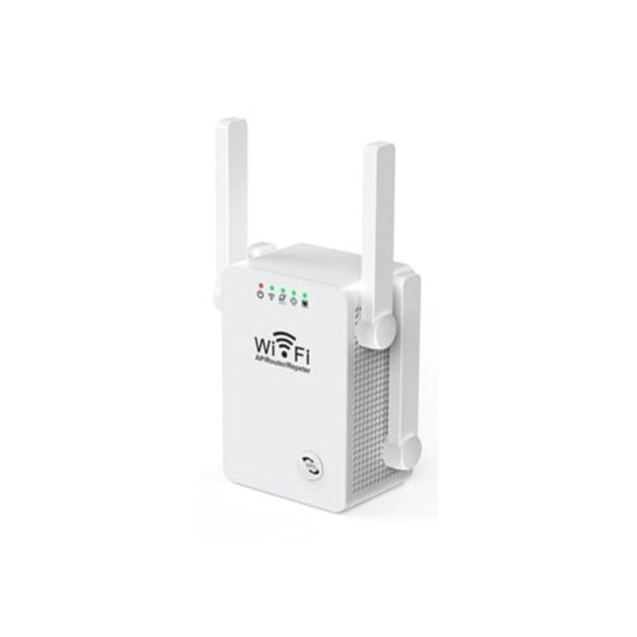 Extensor Wifi montat pe perete 300Mbps, amplificator Wifi, acoperire 4800mp, 50 dispozitive, port Ethernet