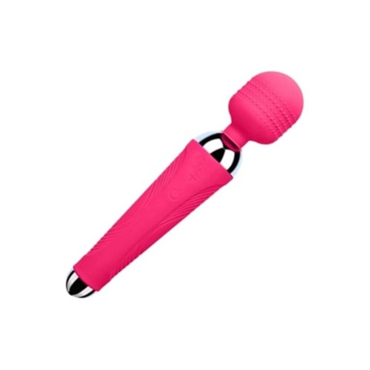 Vibrátor, puha szilikon, rózsaszín, 30x5cm