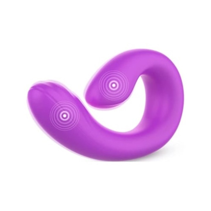 Vibrator wireless cu telecomanda, masajer invizibil purtabil, stimulare clitoridiana, violet