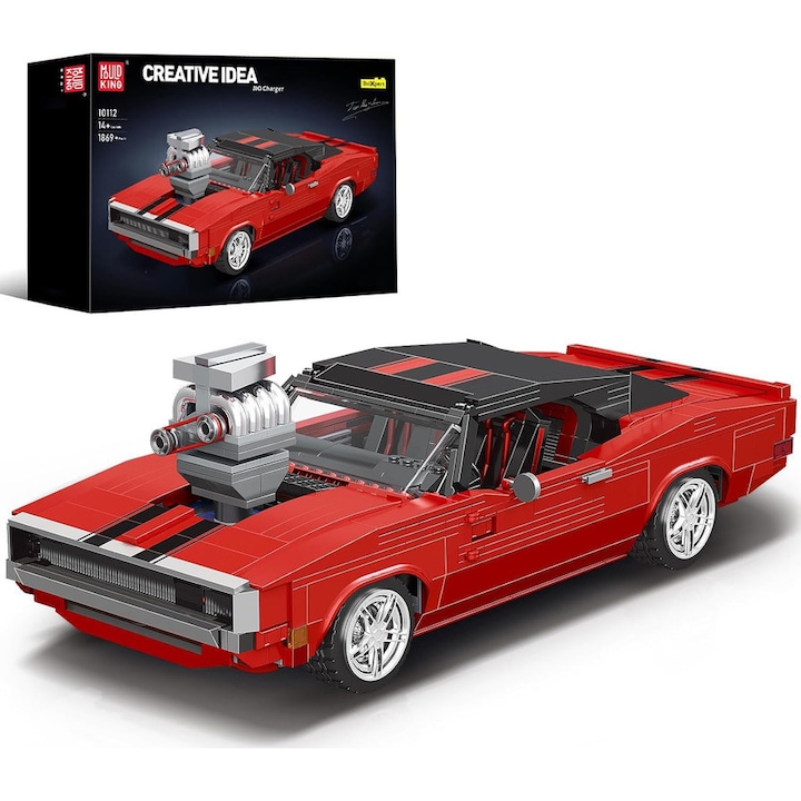 Комплект за сглобяване Mould King, Спортна кола суперкар, 1869 части, Статична версия