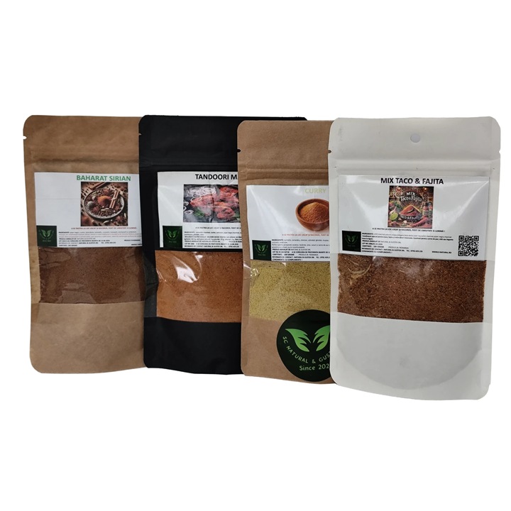 Set Calatorie in Jurul Lumii | Condimente Exotice pentru Retete Internationale