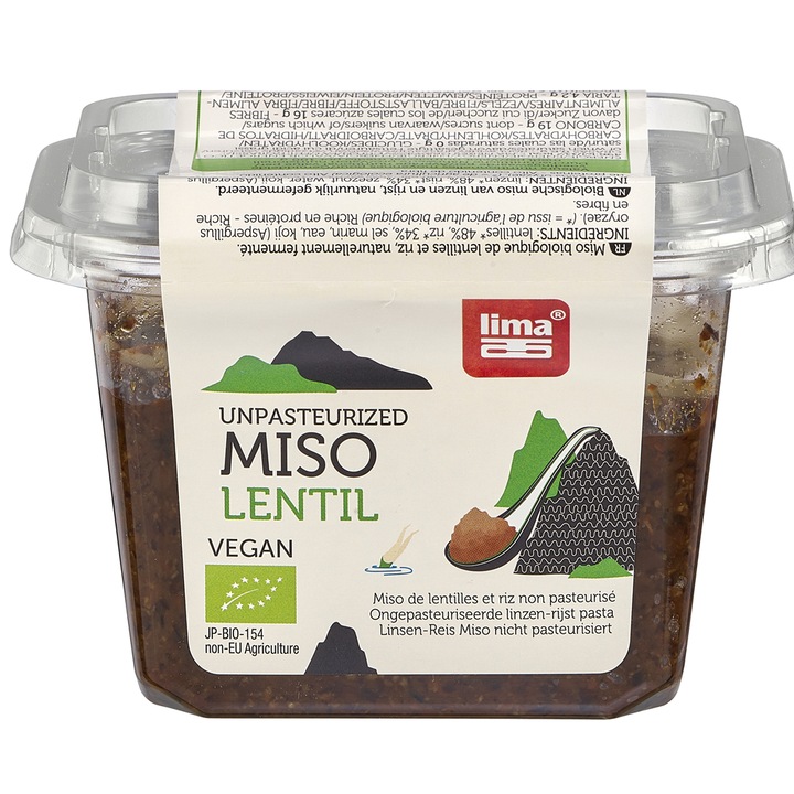 Pasta Miso din Linte Verde Bio Lima 300 g
