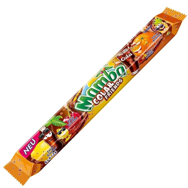 Caramele Asortate Cola & Friends Mamba 106g