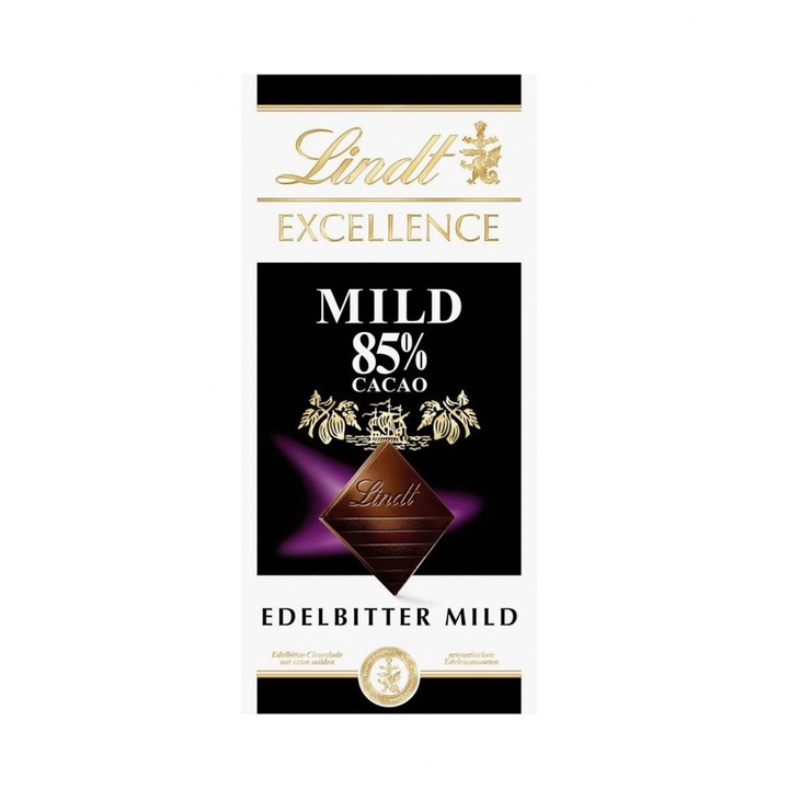 Ciocolata Eldelbitter Mild 85% Excellence Lindt 100 g