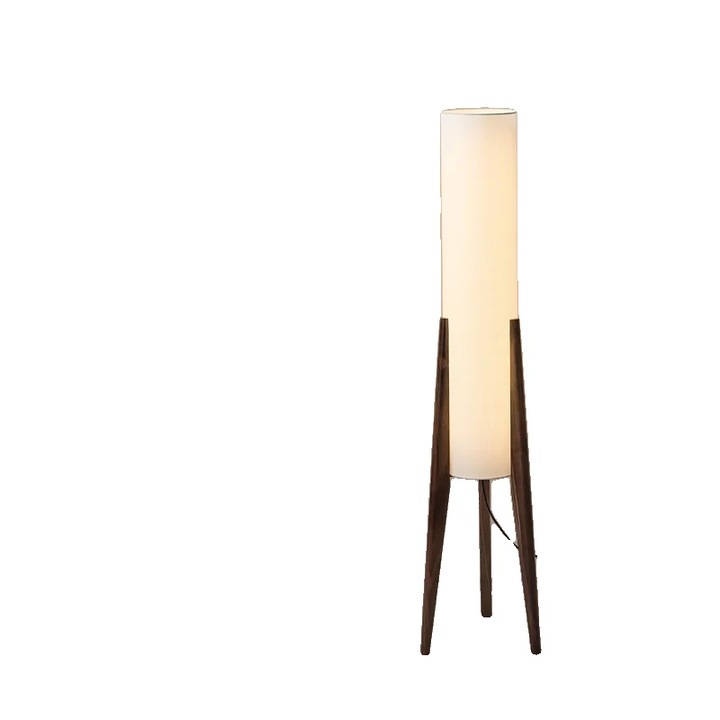Lampadar, design elegant, culoare inchisa, alb rece, 29x128cm