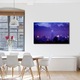 Tablou VarioView MoonLight Fosforescent Luminos in Urban Orase Cladirea Empire State noaptea, 30 x 45 cm