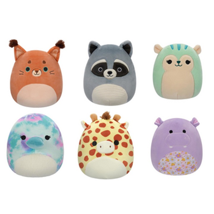 Jucarie de plus Squishmallows, colectionabila, 19 cm, multicolor, 16x13,2x19cm
