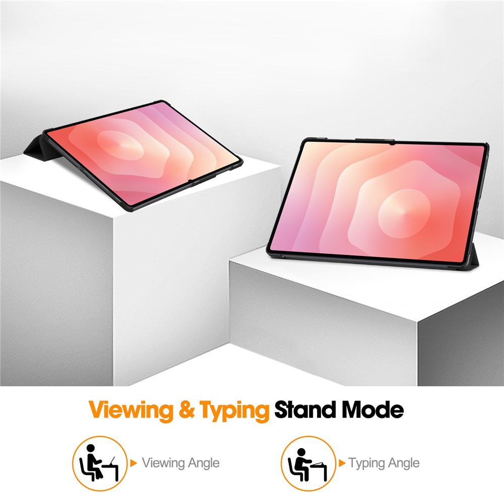 Husă pentru tabletă, Fold Pro, Rose Gold, 360 de grade protecție, compatibilă cu Galaxy Tab S11 Ultra