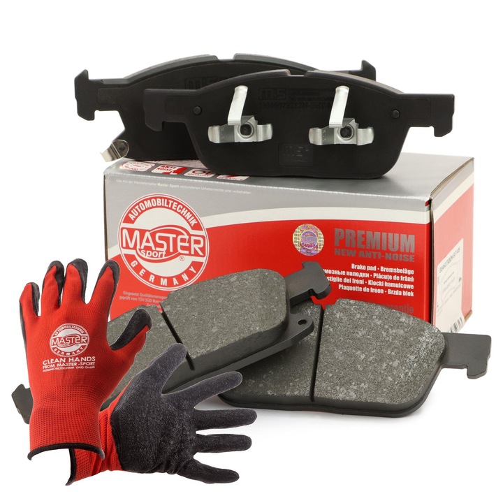 Master-Sport első fékbetétek, készlet, 19,6x19,1mm, 193mm, 2,75kg