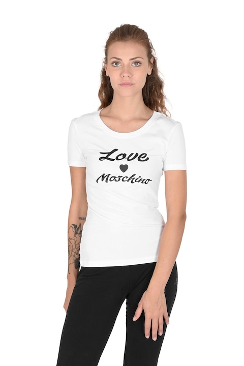 Tricou dama Love Moschino 101719, Alb