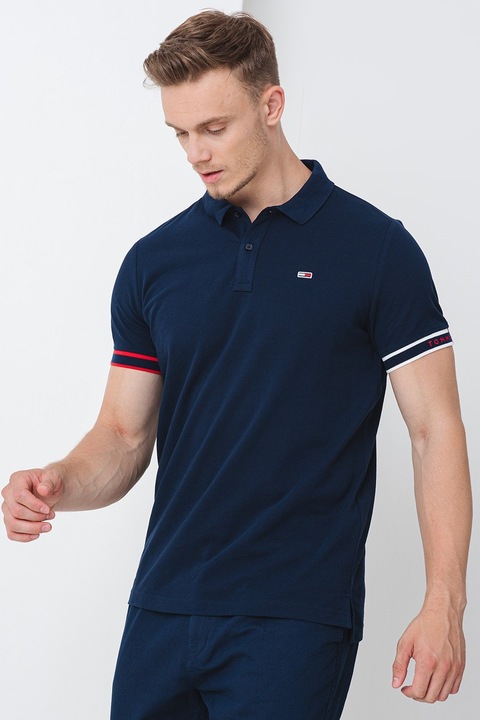 Tricou polo uni Tommy Jeans DM0DM21306, Bleumarin, 3XL