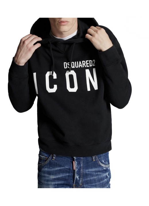 Унисекс суичър с качулка Dsquared2 icon, Размер XL
