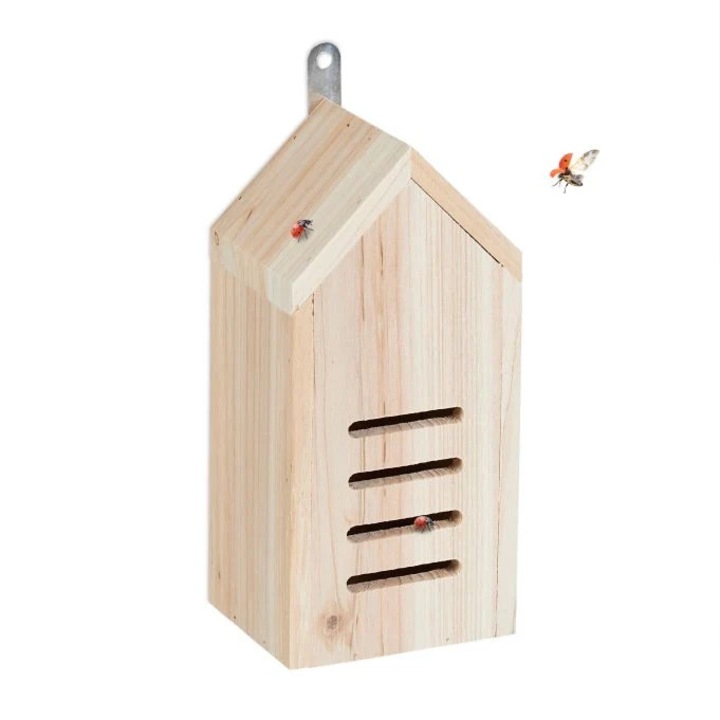 Katicaház, B2X, kezeletlen lucfenyő, 28x14x11, 5cm