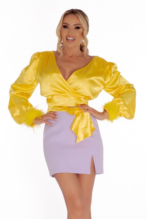 Fusta scurta lila, Fs 797l