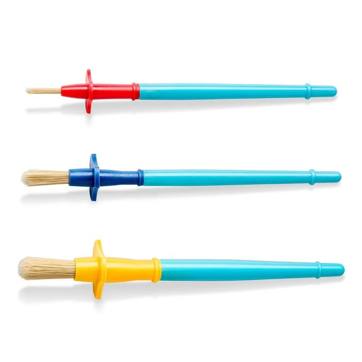 Set 3 pensule marimi S, M, L, Noris Staedtler, pentru gradinita, de la 2 ani