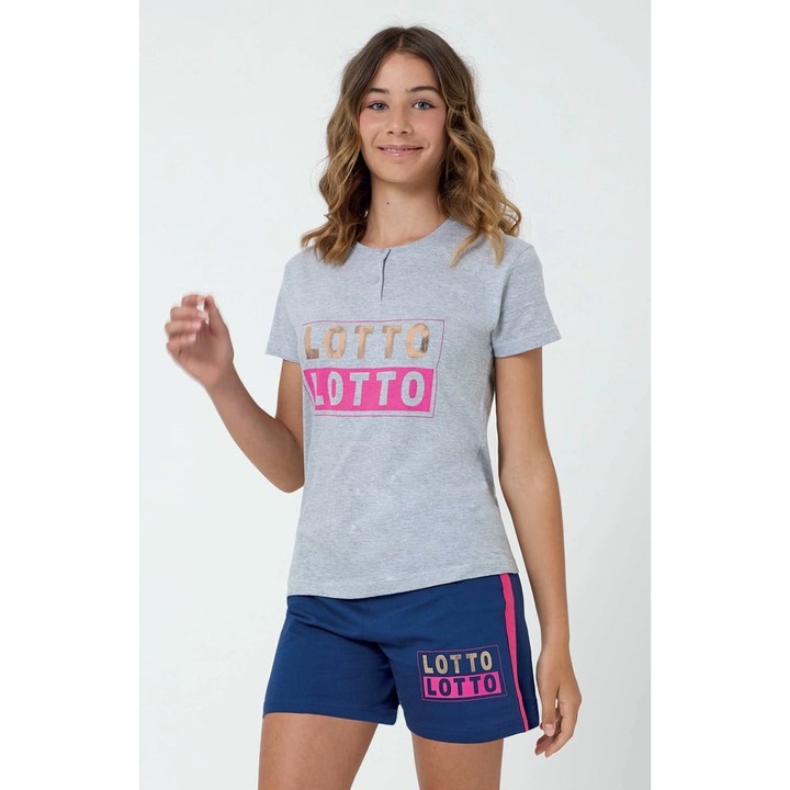 Pijamale copii Lotto, LP7101, Gri