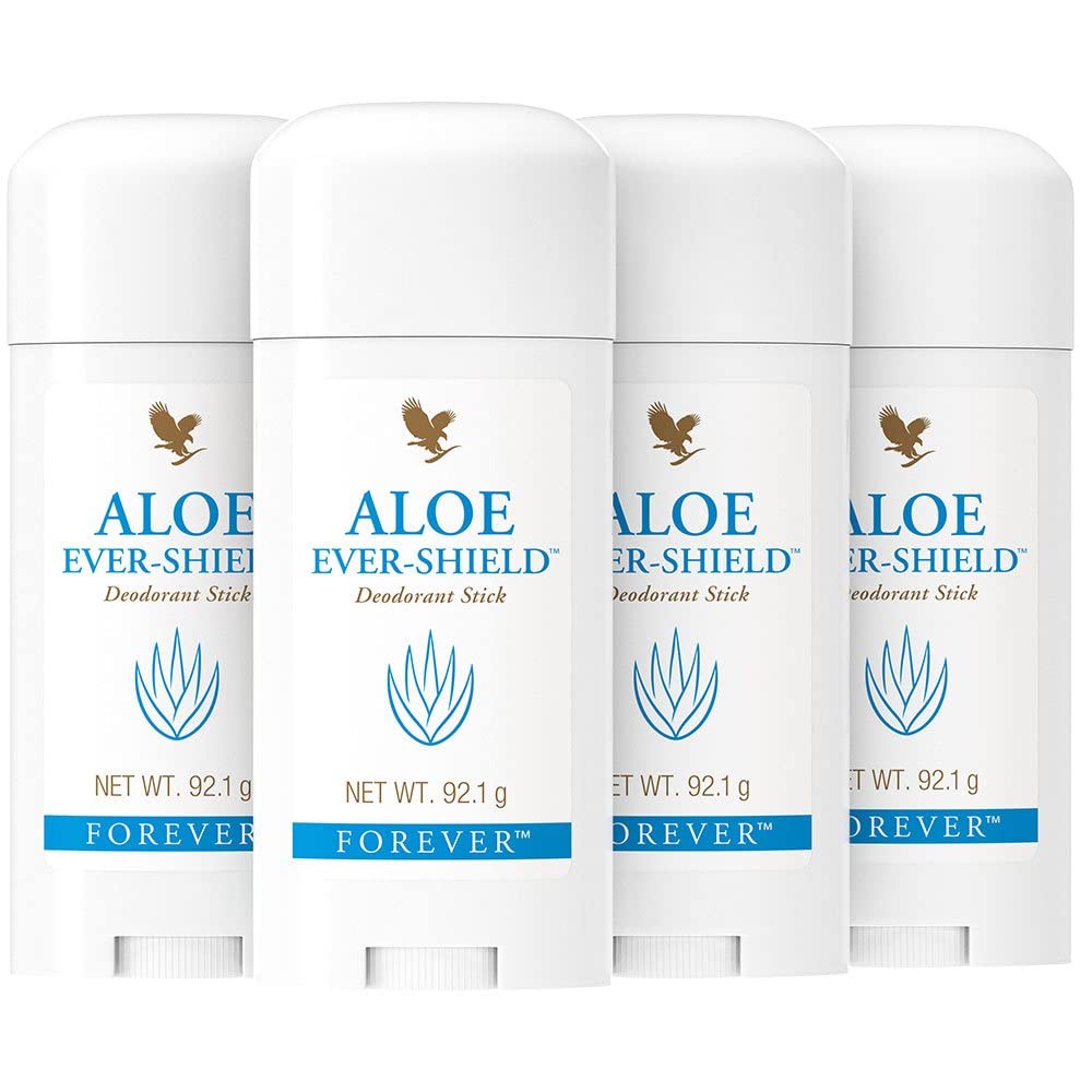 Dezodor stift szett, Forever Aloe Ever-Shield, alumnium- s alkoholmentes, aloe  vera, uniszex, 4 stift - eMAG.hu