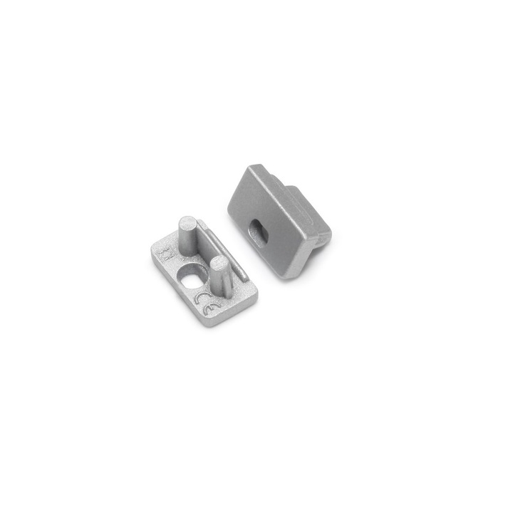 Terminatie pentru profil aluminiu LED marime XL - silver