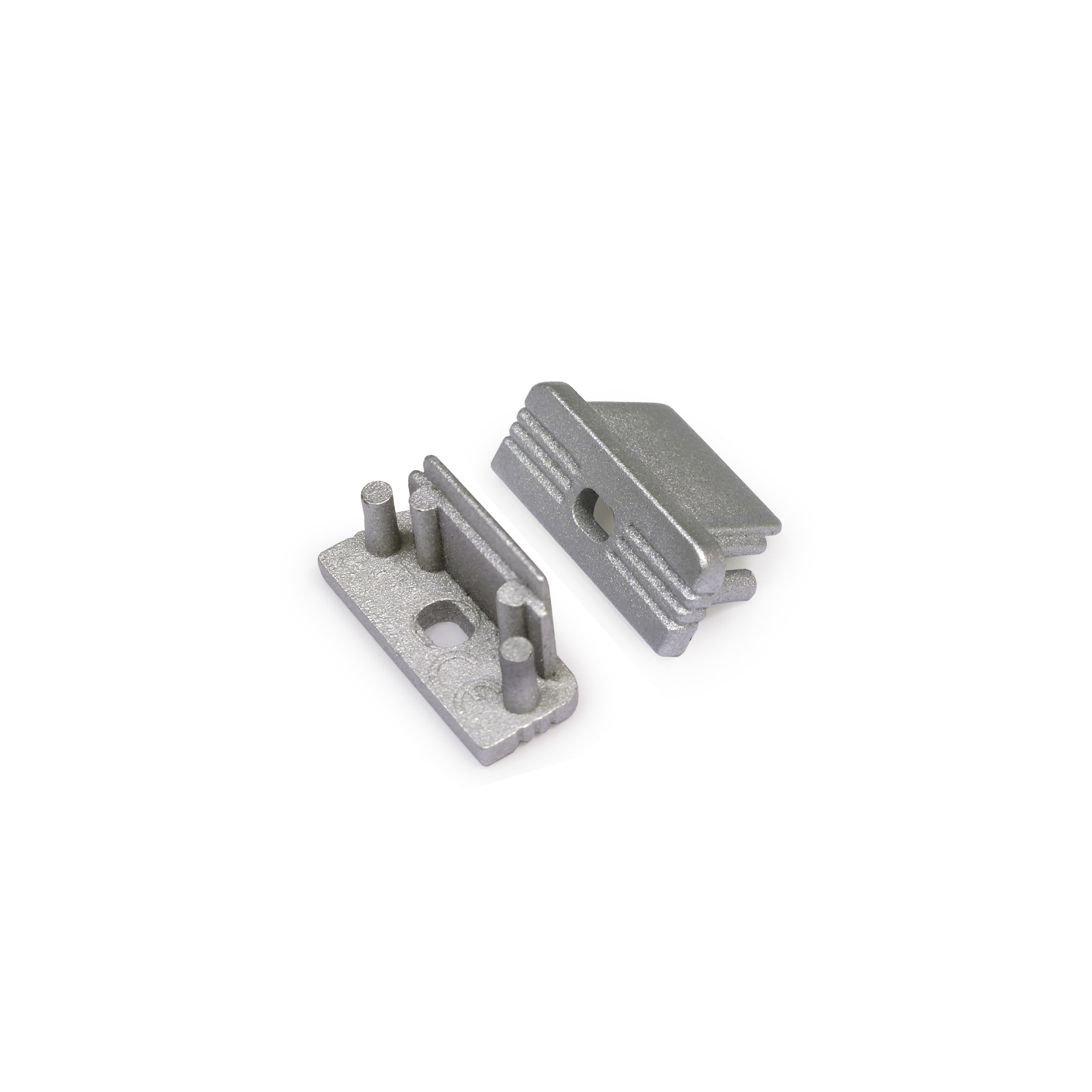 Terminatie pentru profile auminiu LED - silver