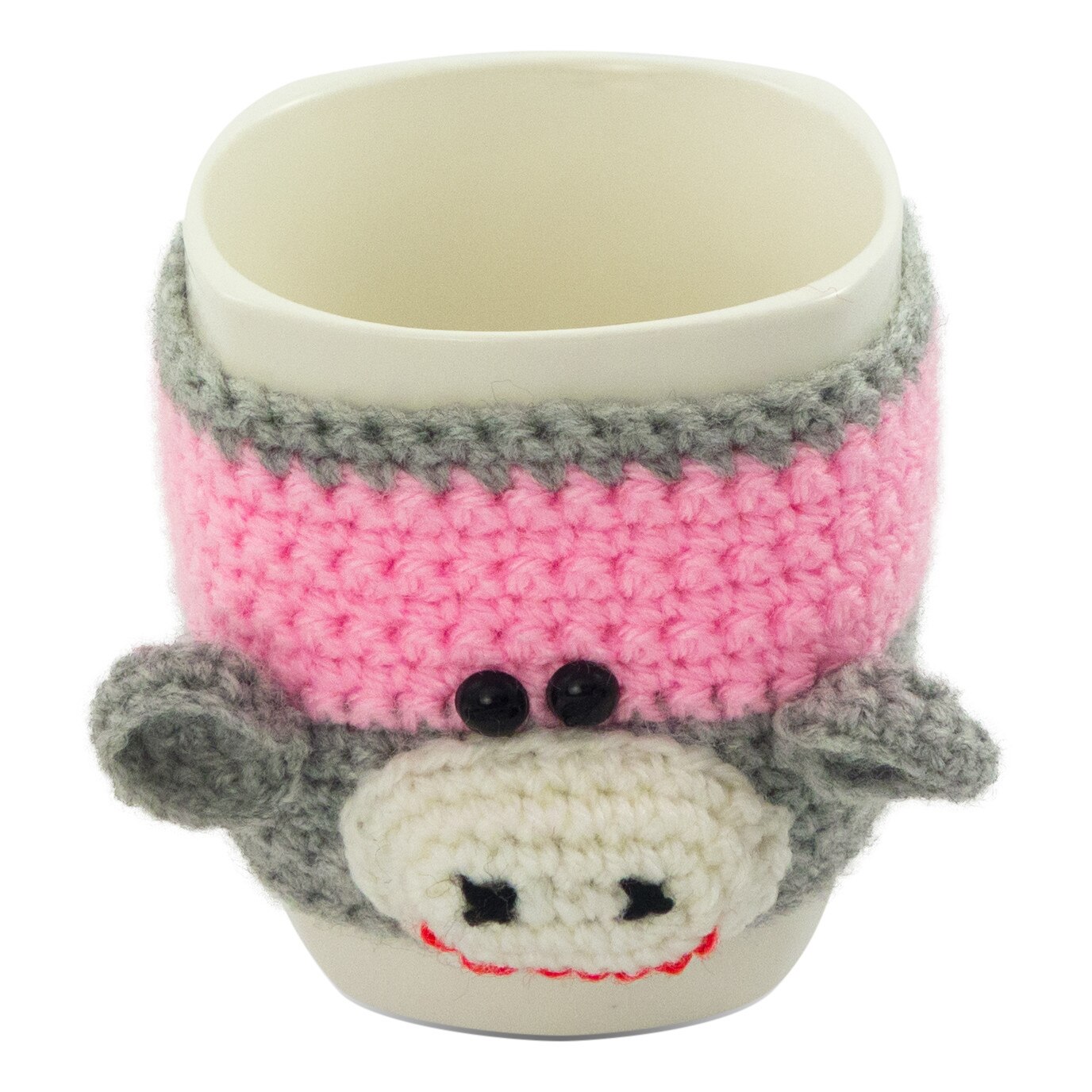 Cana cu hainuta crosetata maimutica