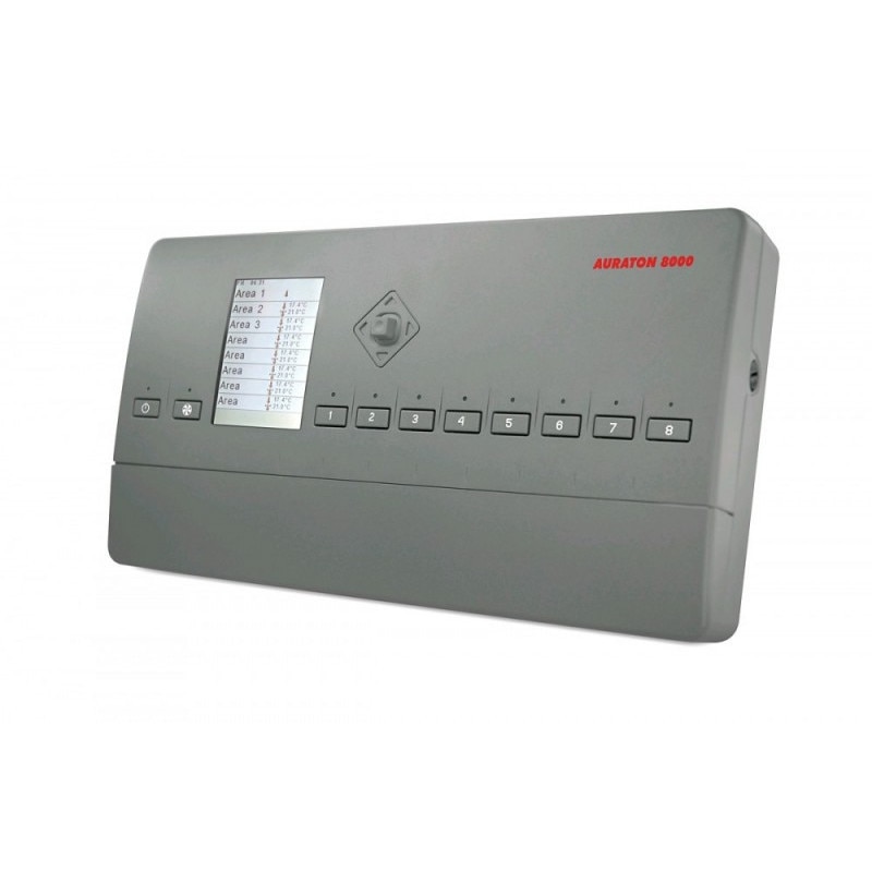 Unitate de controler wireless pentru incalzirea prin pardoseala, Auraton 8000, gri