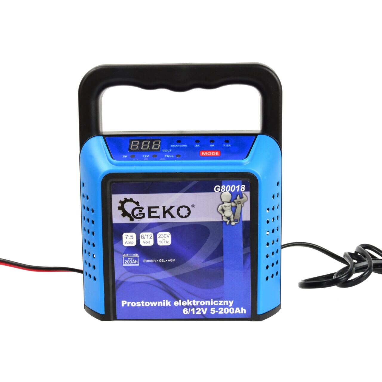 Redresor acumulatori auto, automat 6/12V 5-200AH, G80018