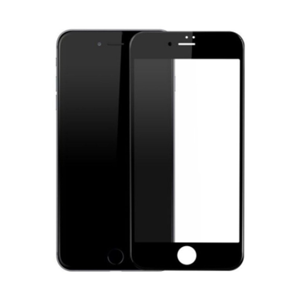 Folie ecran sticla securizata Gold Full Cover pentru iPhone 7 Black