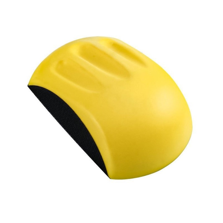 Suport polizare SuooTci, 5-inch, galben/negru, 125x45mm