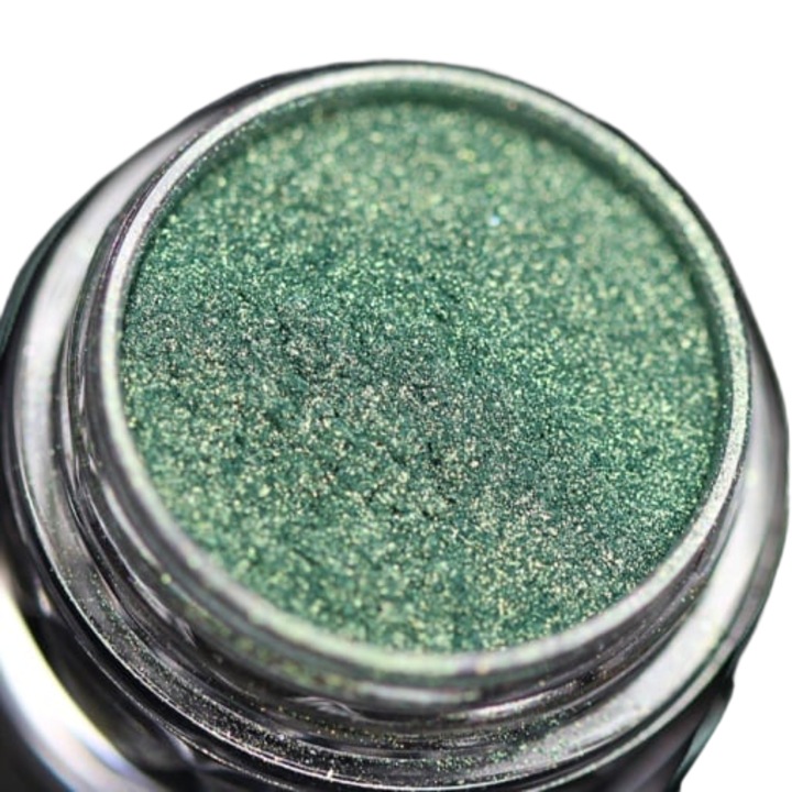 Pigment KAJOL Beauty PK50 zöld olajbogyó arany irizáló duokróm sminkhez, 1g