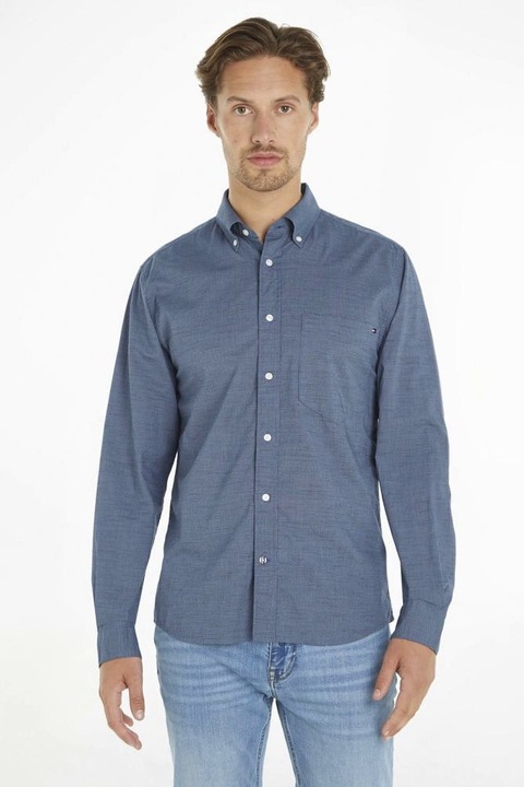 Camasa cu buzunar aplicat, Kék, 2XL