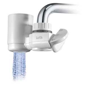 Filtru de apa cu fixare pe robinet Laica HydroSmart R60 Metal Stop, 3 functii, filtru 1200L