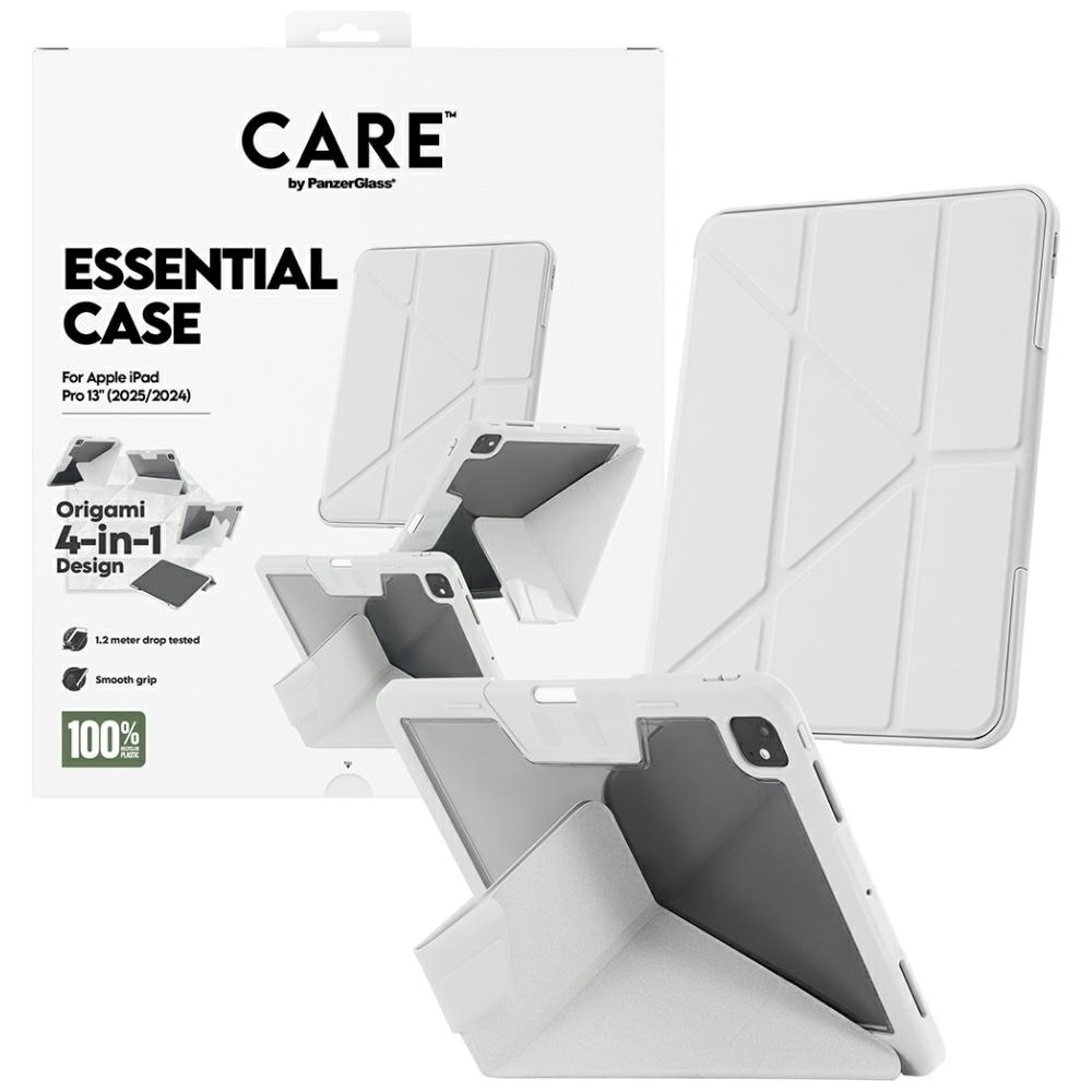 Carcasa Care by PanzerGlass Y compatibila cu iPad Pro 13 inch 2024 / 2025, Light Gray