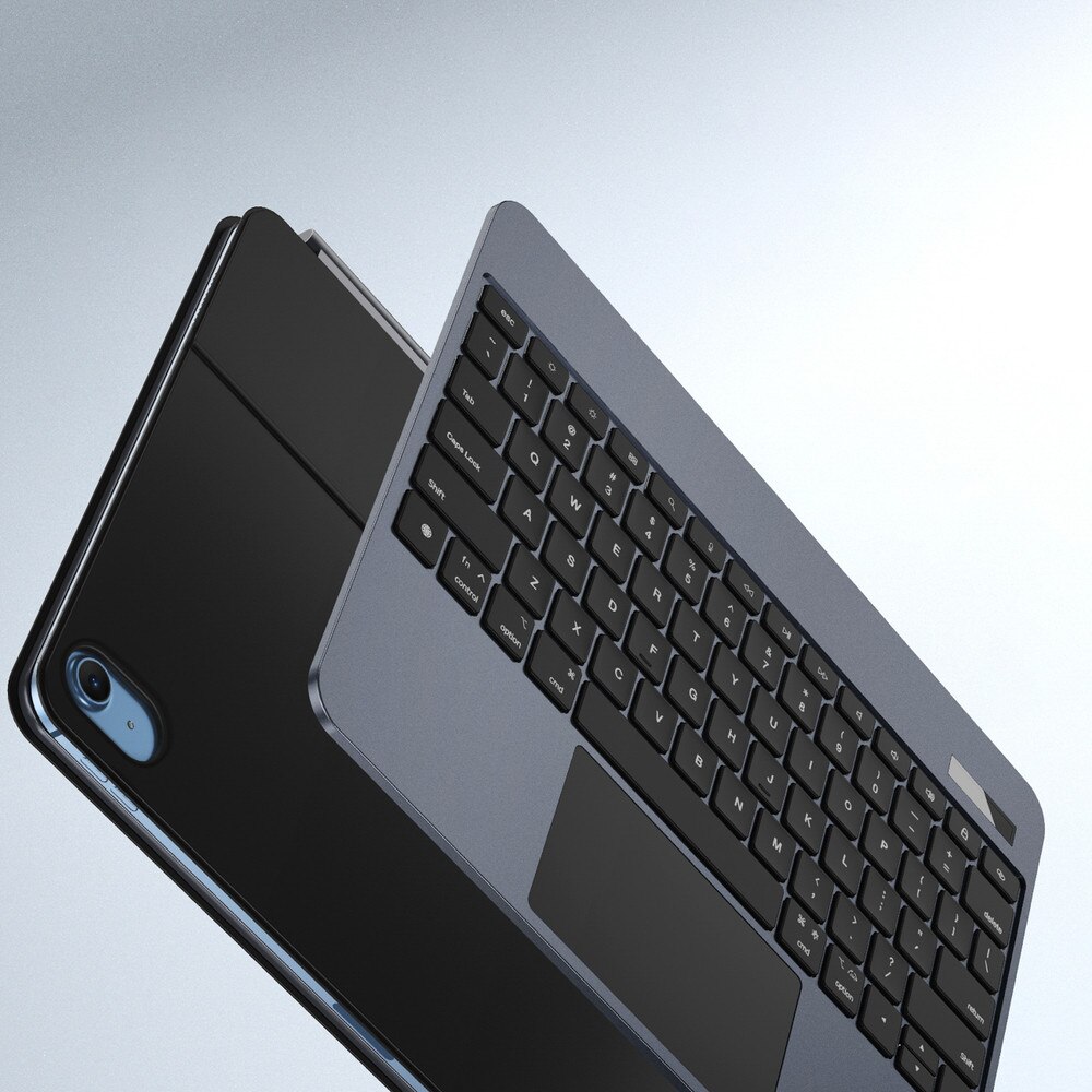 Husa cu tastatura Dux Ducis MK compatibila cu iPad 10 inch 2022 / iPad 11 inch 2025, Negru