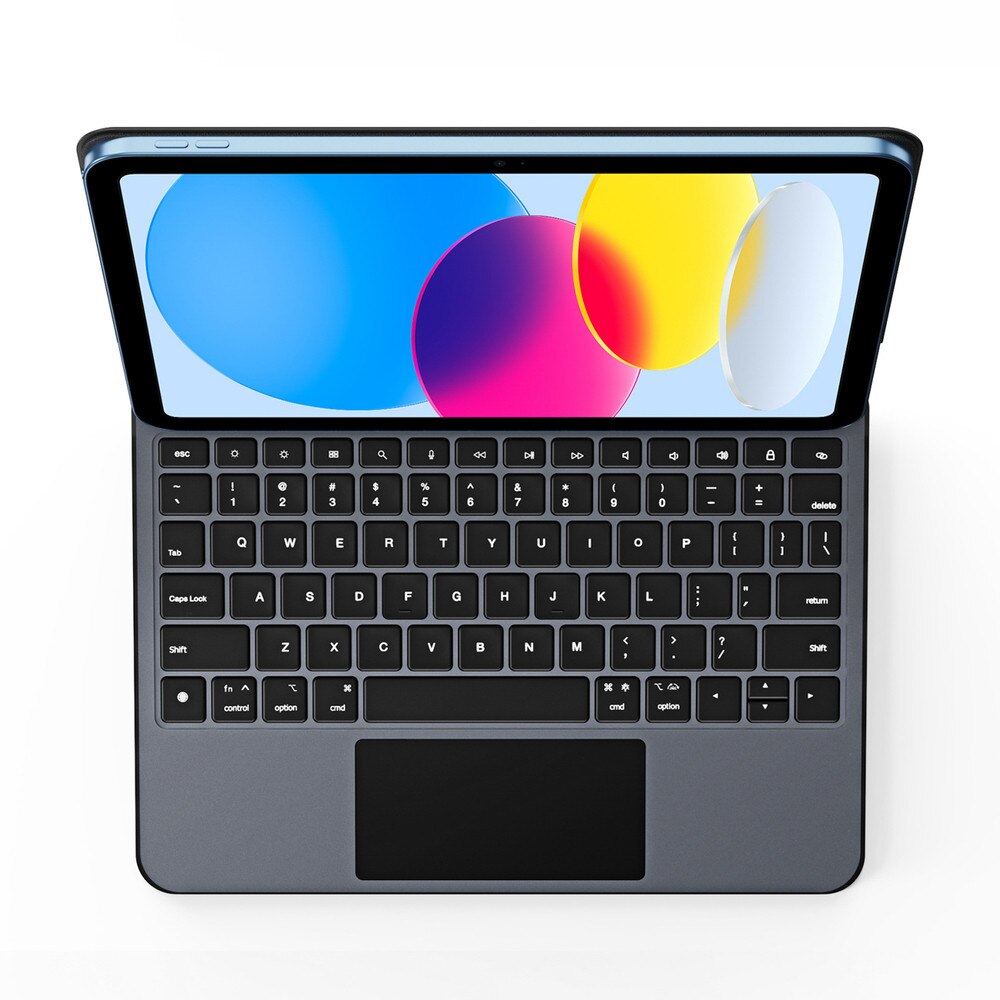 Husa cu tastatura Dux Ducis MK compatibila cu iPad 10 inch 2022 / iPad 11 inch 2025, Negru