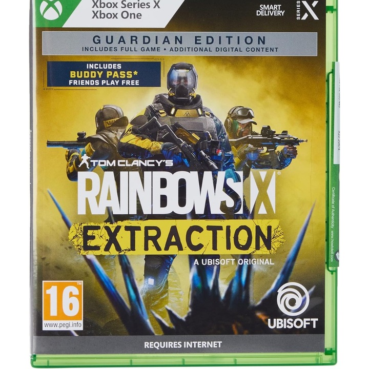 Tom Clancy's Rainbow Six: Extraction Guardian Edition, Xbox One, Xbox Series, Konzol játékszoftver