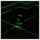 Nivelă laser 4D cu 16 linii – verde 360° autonivelantă, IP54, 2 baterii, suport de perete, rezistentă la apă/praf