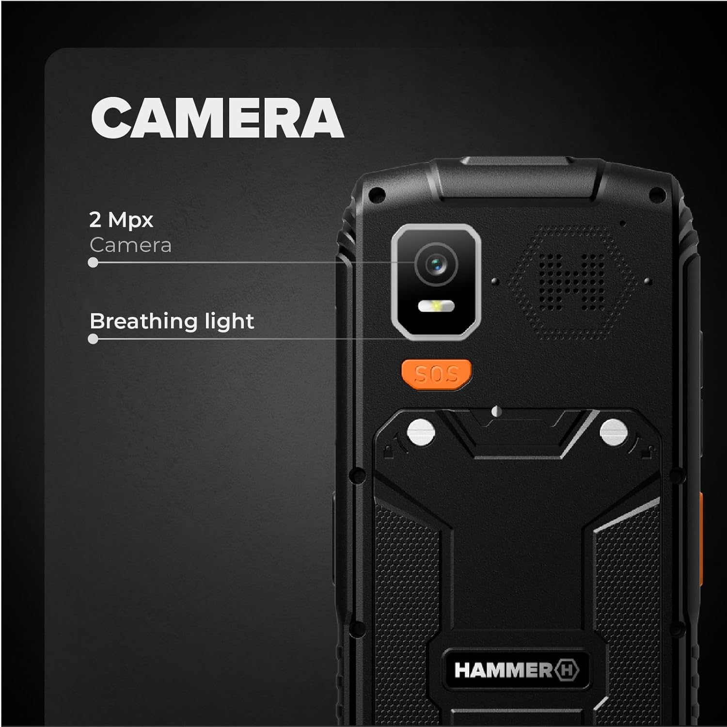 Telefon Hammer Horizon, 2.8", 32GB, Negru, Dual SIM