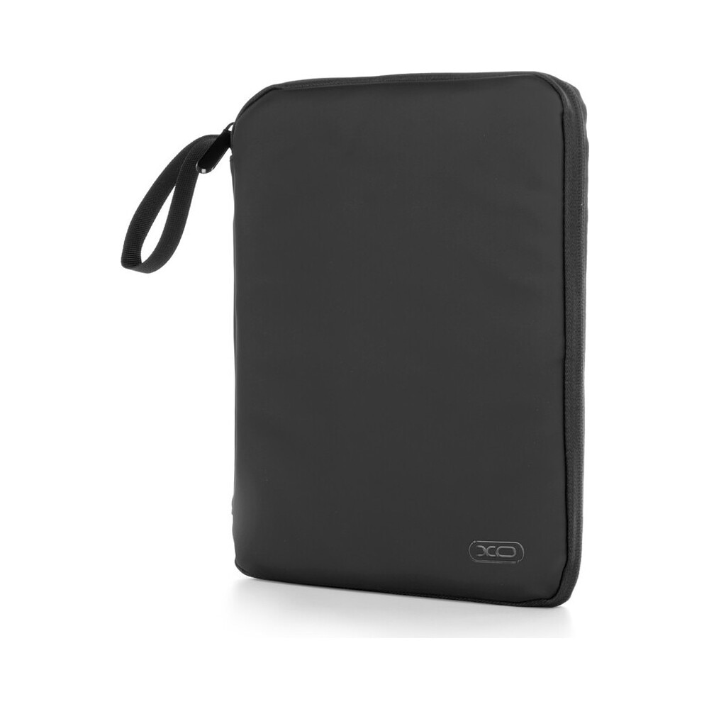 Husa de protectie, pentru tableta 10.9 inch, poliuretan, cu buzunare interioare pentru accesorii, negru