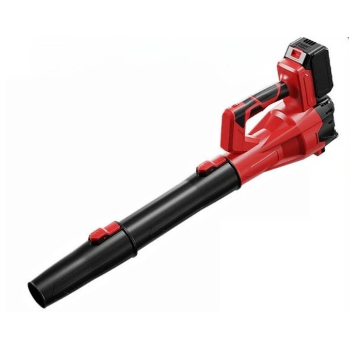 Suflanta pentru frunze cu 2 acumulatori, 3800W, 65M/s, 28000RPM, rosu, 80x25x15cm