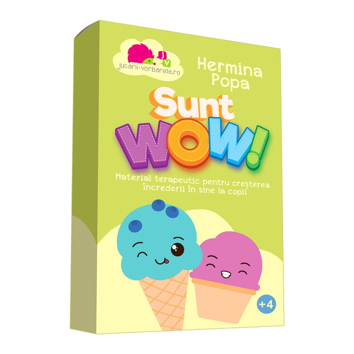 Joc educativ, Jucarii Vorbarete, Sunt WOW!, 45 cartonase, carton, 4 ani