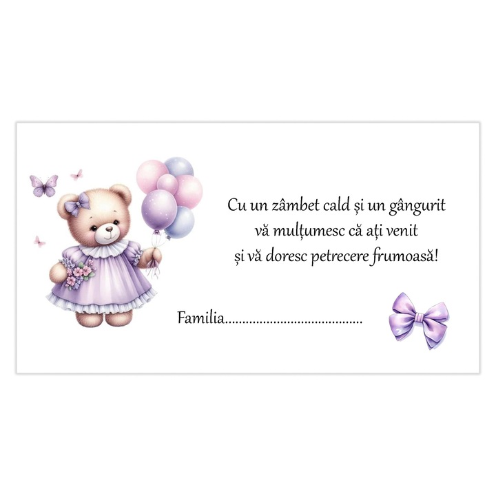 Plic Bani Botez 11 Necartonat