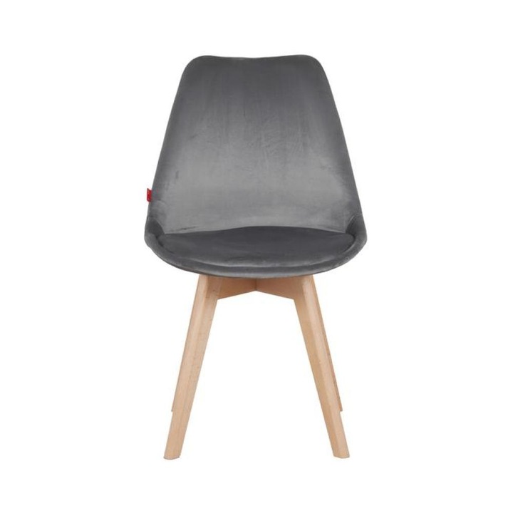 Scaun Living J901, 48 x 41 80 cm, Culoare Gri