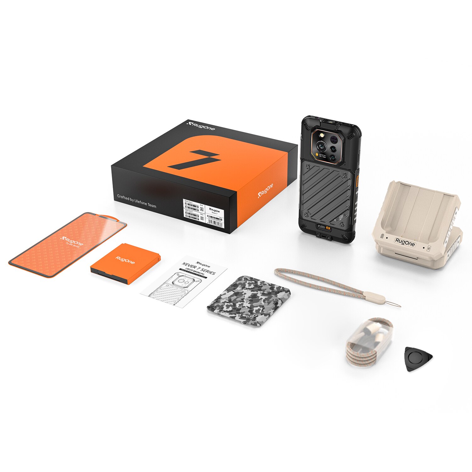 Telefon RugOne Armor, 5G, 512GB, 12GB RAM, Negru