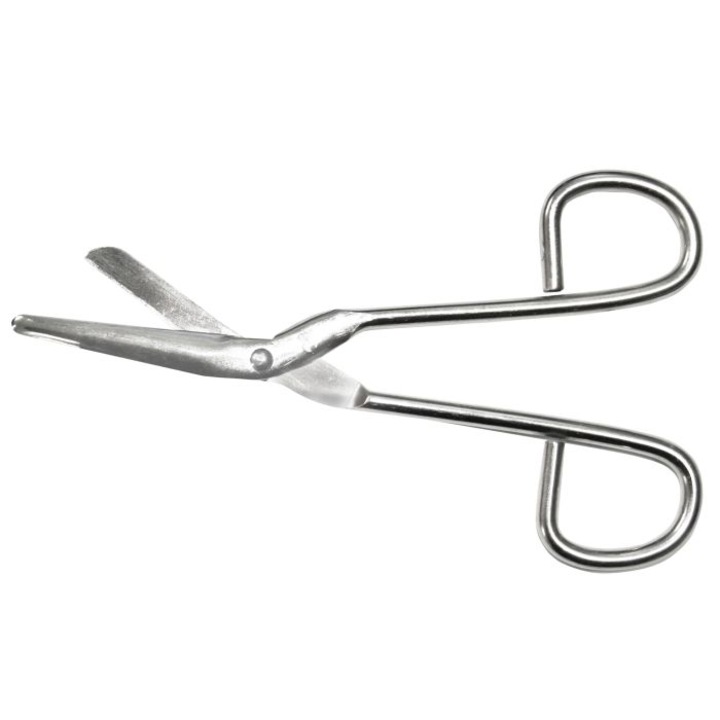 Foarfeca medicala, inox, 14.5cm, autoclavabila, lame curbe, varfuri boante, PRIMA