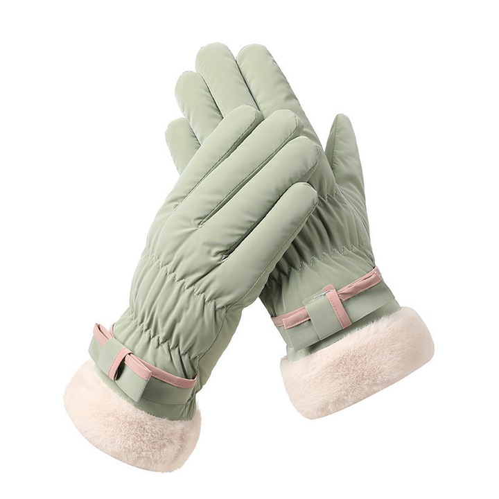 Manusi de iarna pentru barbati, impermeabile, captusite cu catifea, ajustabile, multicolor, diverse dimensiuni