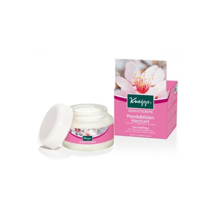 Kneipp arckrém, nappali, speciális ápolás, védi és feszesíti a bőrt, mandulavirág kivonattal, száraz és érzékeny bőrre, 50 ml